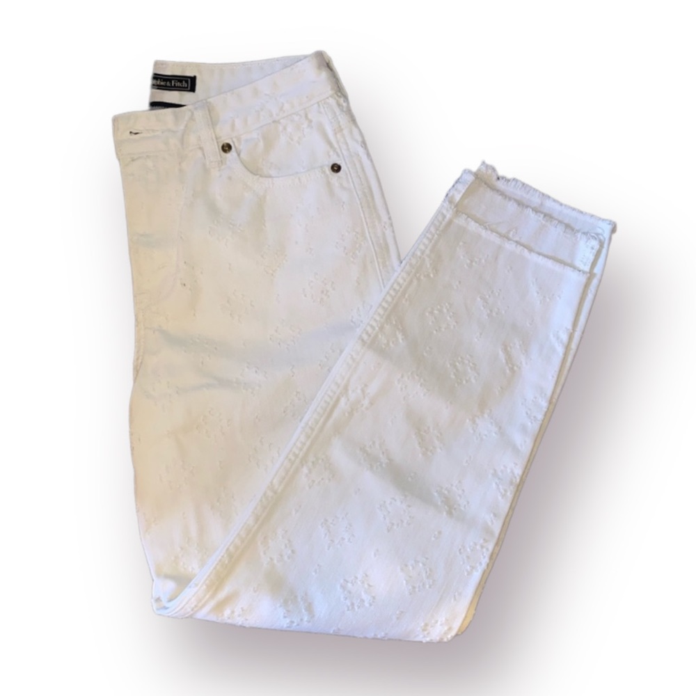 Abercrombie & Fitch Print High Waist Jeans